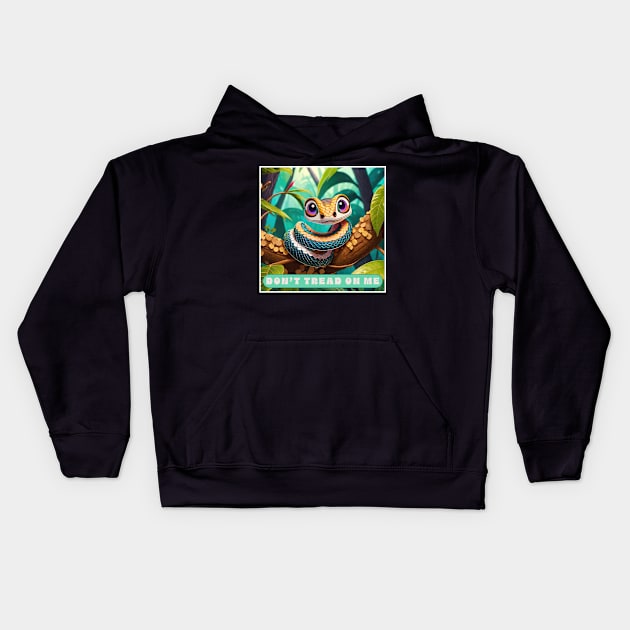 Don't Tread On Me Kids Hoodie by DesignsPrints